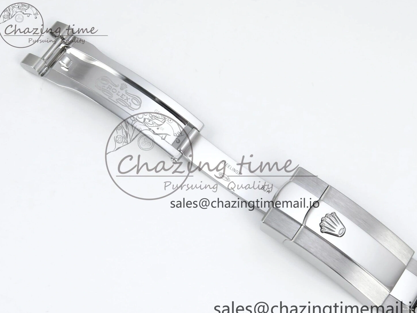 MiroTime 0421 TravelReady DateJust 31 278384RBR ARF 1:1 Best Edition 904L Steel Blue Diamonds Dial Diamonds Bezel on SS Oyster Bracelet ETA 434